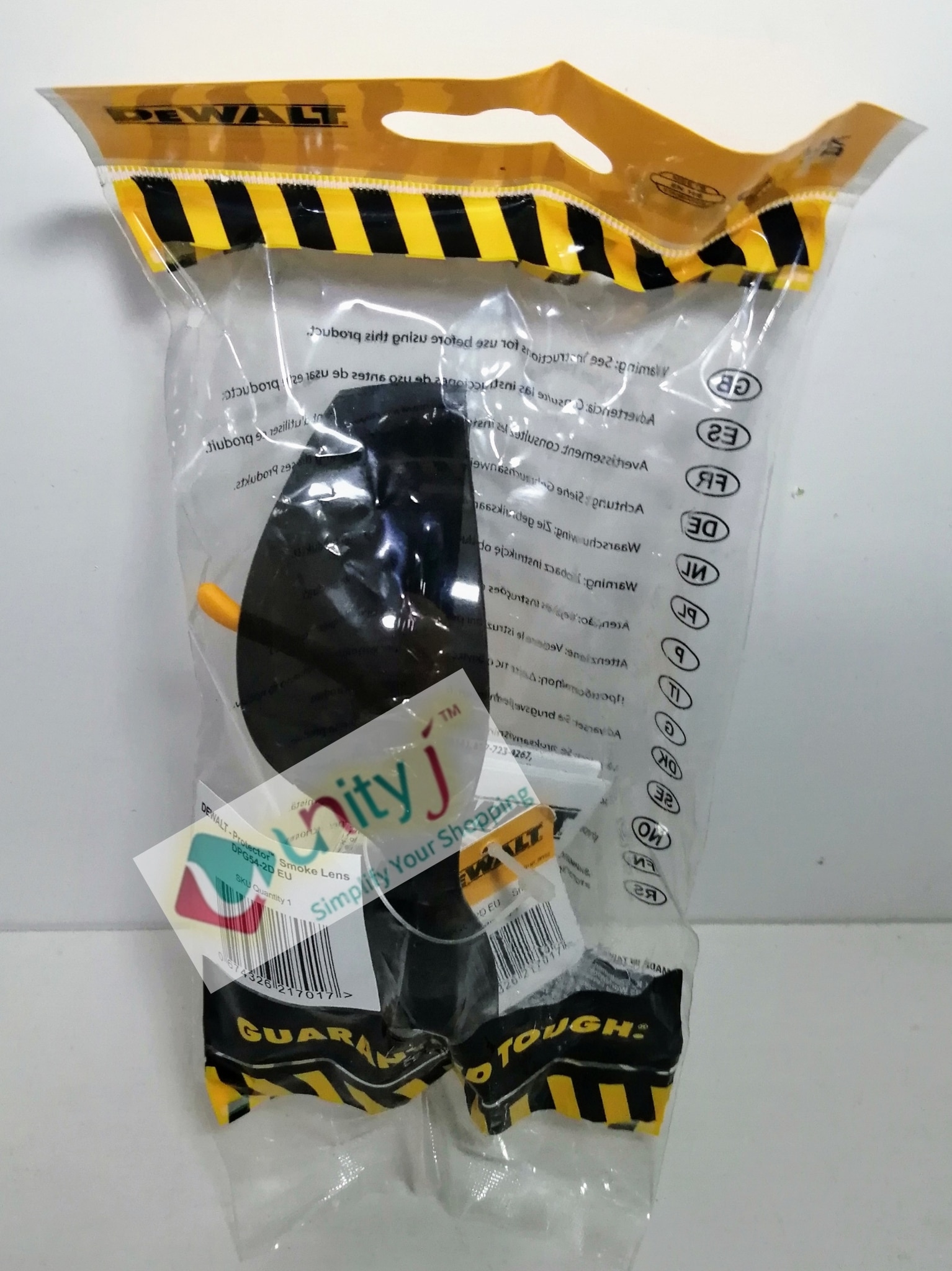 Unityj Uk Business DeWalt SGPS Protector Smoke Glasses 131 Unityj Uk Business DeWalt SGPS Protector Smoke Glasses 131