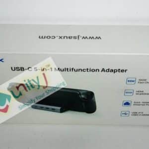 Unityj Uk Computers JSAUX 5 In 1 Docking Station 1663 Unityj Uk Computers JSAUX 5 In 1 Docking Station 1663