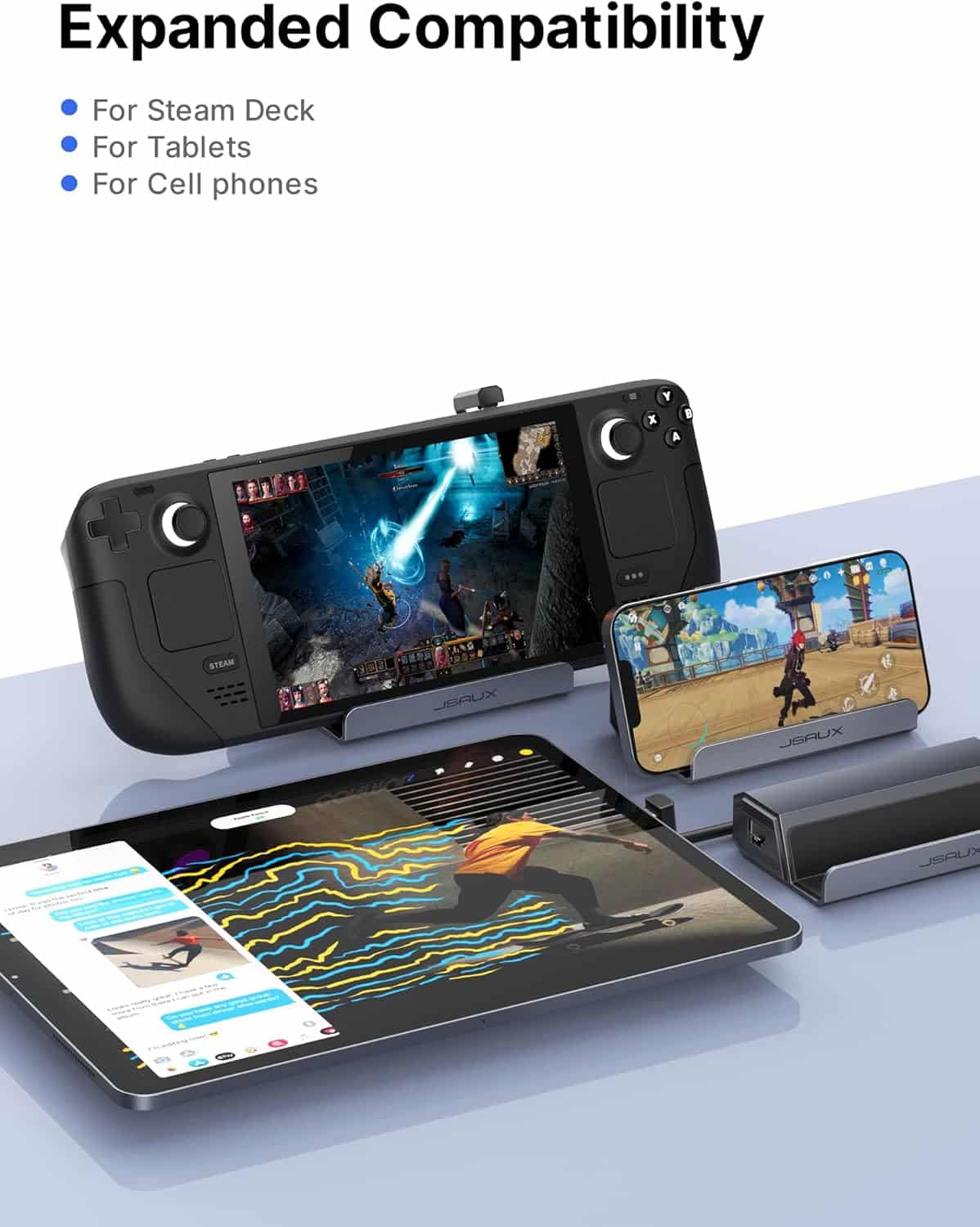 Unityj Uk Computers JSAUX 5 In 1 Docking Station 6 1665 Unityj Uk Computers JSAUX 5 In 1 Docking Station 6 1665