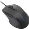 Kensington Optical Wired Mouse – ProFit 5-Button Mid-Size, Ergonomic Right-Handed Design, USB Plug & Play Connection, Durable & Spill-Resistant, Compatible with Windows & macOS, Black (K72369EU)