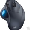 Logitech M570 Wireless Trackball Mouse – Ergonomic Sculpted Design, Ideal for Home or Office Use, 3-Year Battery Life, 540 DPI Sensor, USB Receiver Included, Easy Back/Forward Controls for Productivity