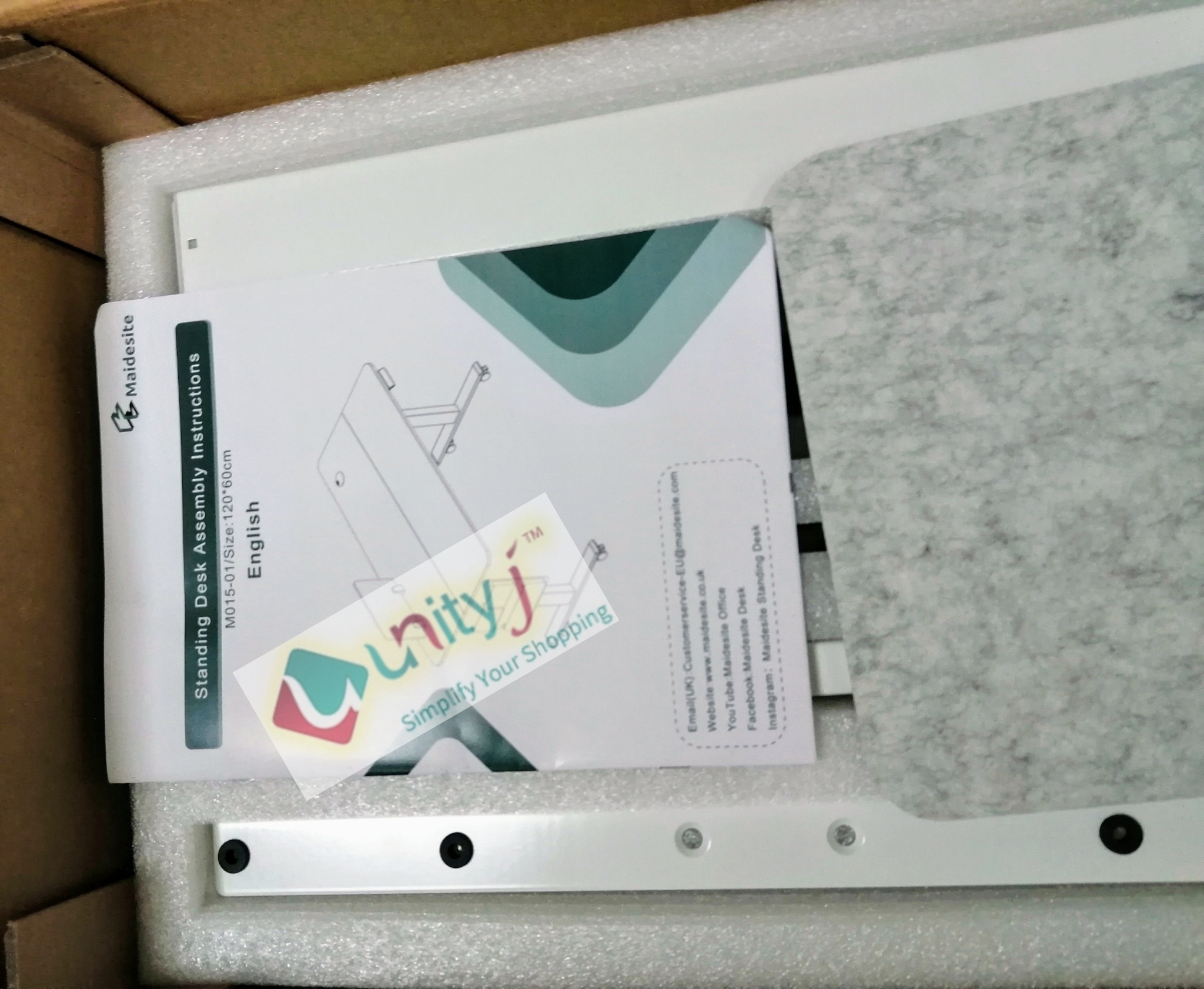 Unityj Uk Computers MAIDeSITe Electric Standing Desk White 1 1776 Unityj Uk Computers MAIDeSITe Electric Standing Desk White 1 1776