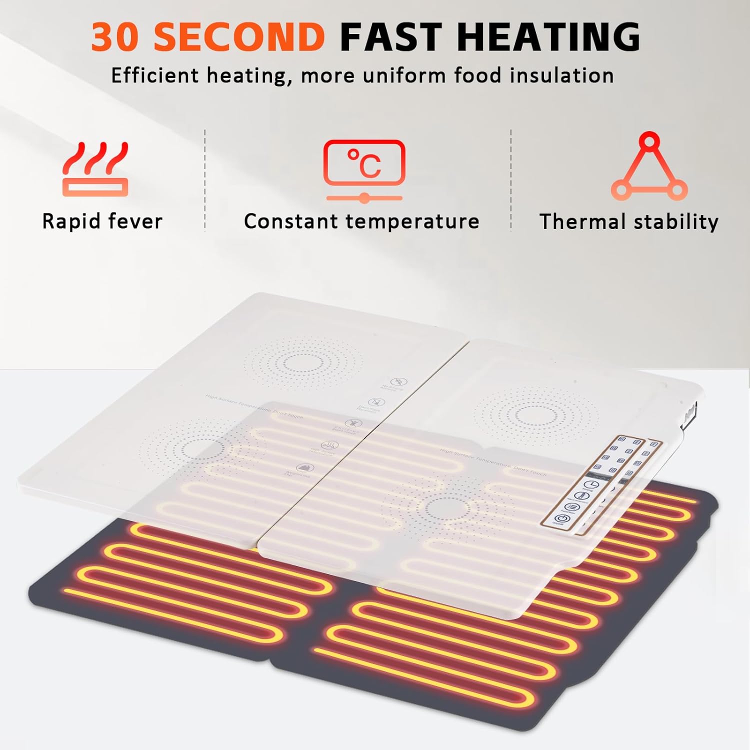Unityj Uk Kitchen Appliances BAOSHISHAN Electric Food Warming Tray 5 1923 Unityj Uk Kitchen Appliances BAOSHISHAN Electric Food Warming Tray 5 1923
