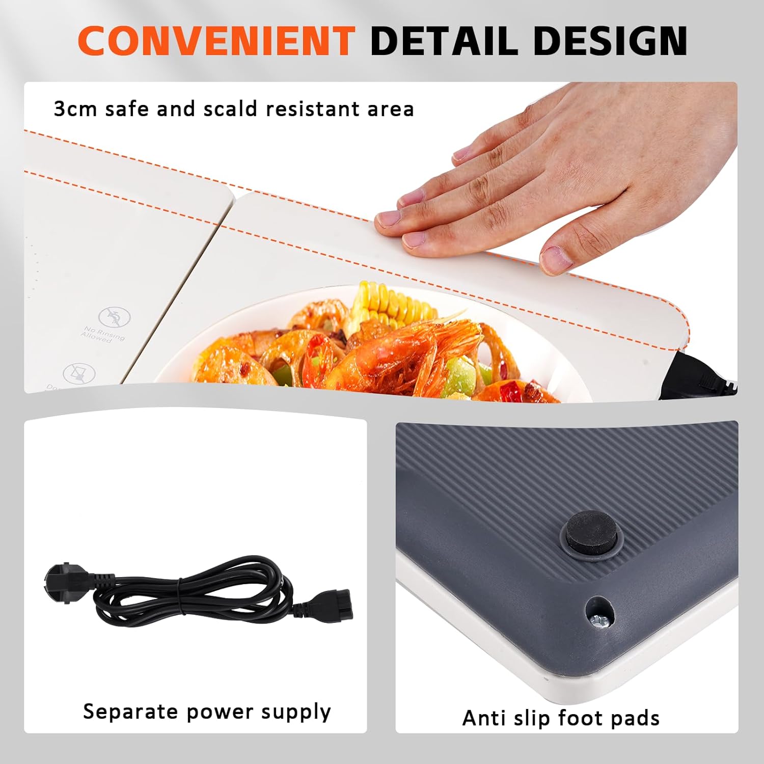 Unityj Uk Kitchen Appliances BAOSHISHAN Electric Food Warming Tray 6 1922 Unityj Uk Kitchen Appliances BAOSHISHAN Electric Food Warming Tray 6 1922