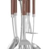 Morphy Richards Utensil Set – Accents Range, 5-Piece Stainless Steel & Copper Kitchen Tools with Stand, Turner, Slotted Spoon, Solid Spoon, Ladle & Masher for Home Cooks & Modern Kitchens – 975055
