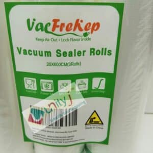 Unityj Uk Kitchen Appliances VacFreKep 3 Pack 20cmx6m Vacuum Sealer Bags 1 1939