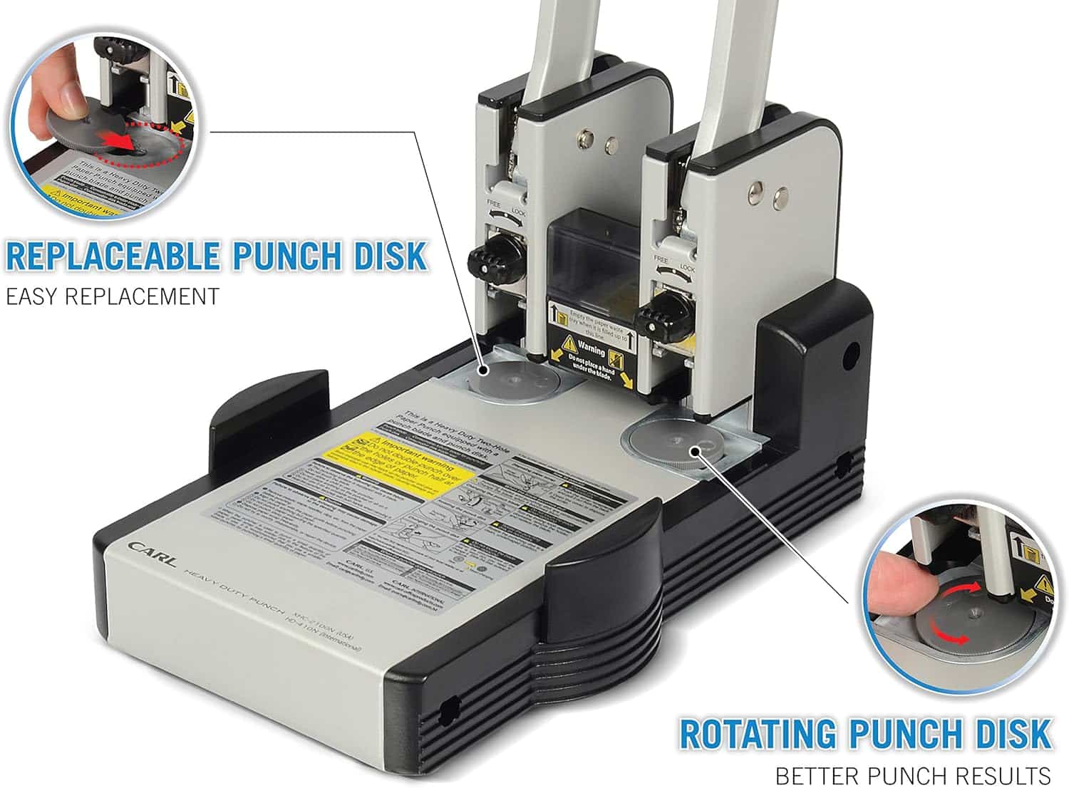 Unityj Uk Office Carl MFG Heavy Duty 2 Hole Punch 4 521 Unityj Uk Office Carl MFG Heavy Duty 2 Hole Punch 4 521