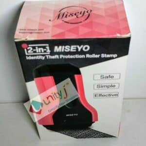 Unityj Uk Office Miseyo 2 In 1 Identity Theft Protection Roller Stamps 568