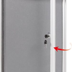 Unityj Uk Office Swansea Lockable Notice Board 549