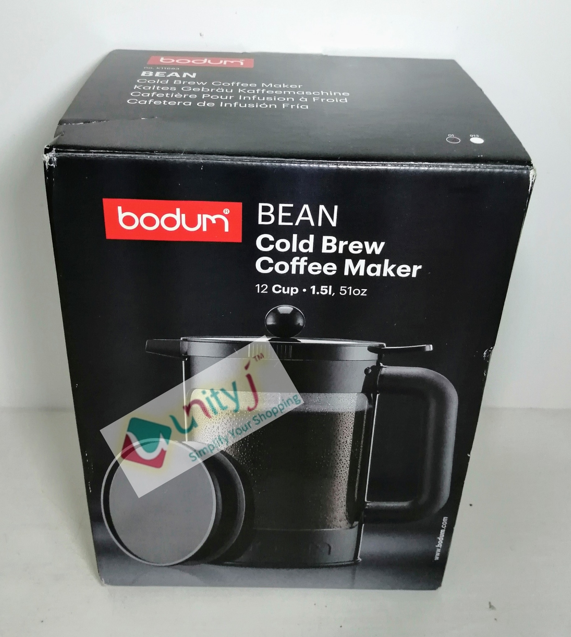 Unityj Uk Kitchen Appliances Bodum Bean Cold Brew Coffee Maker Set, 1.5 L 1971 Unityj Uk Kitchen Appliances Bodum Bean Cold Brew Coffee Maker Set, 1.5 L 1971
