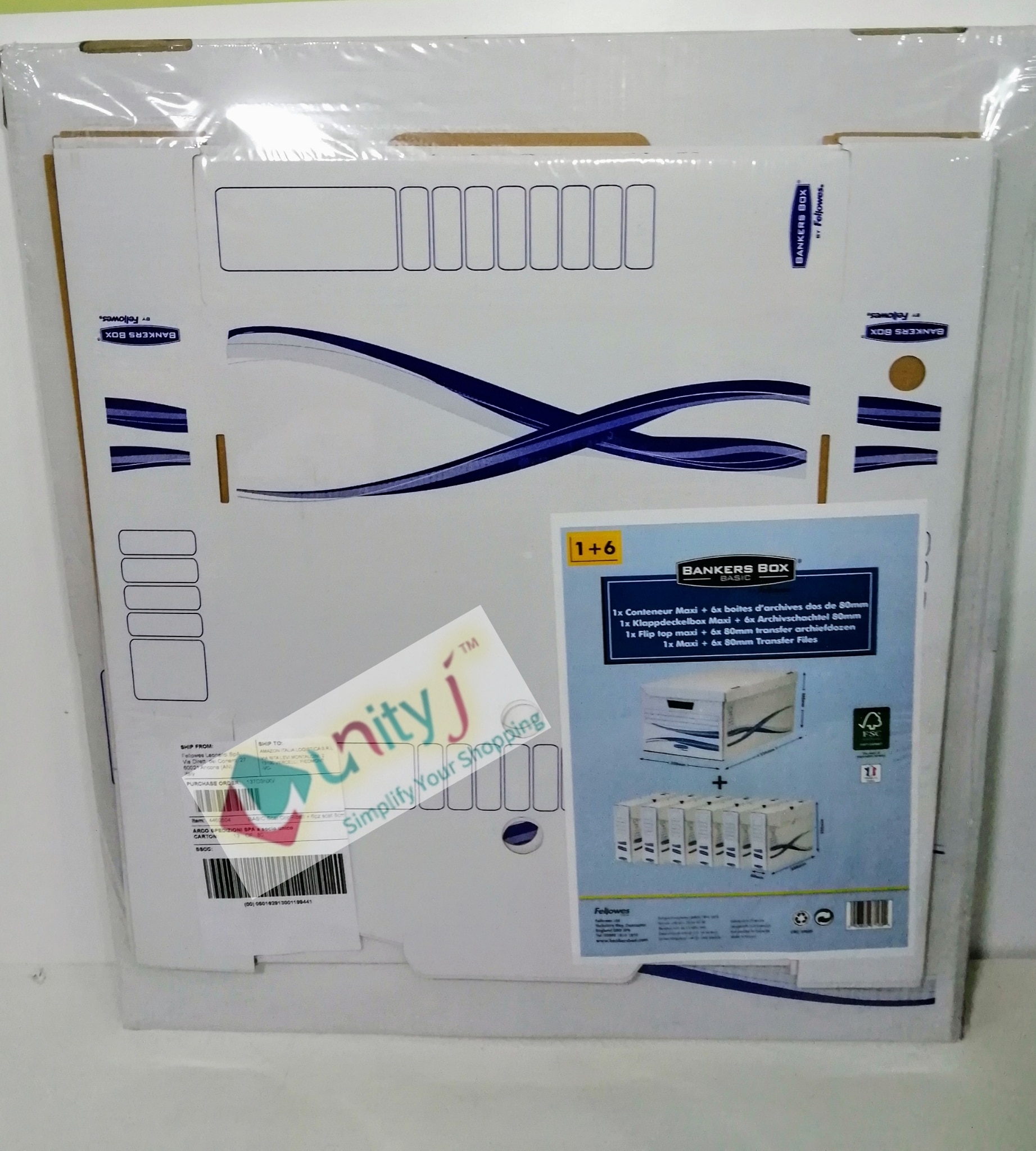 Unityj Uk Office Fellowes Bankers Box Container Basic Pack Of 6 586 Unityj Uk Office Fellowes Bankers Box Container Basic Pack Of 6 586