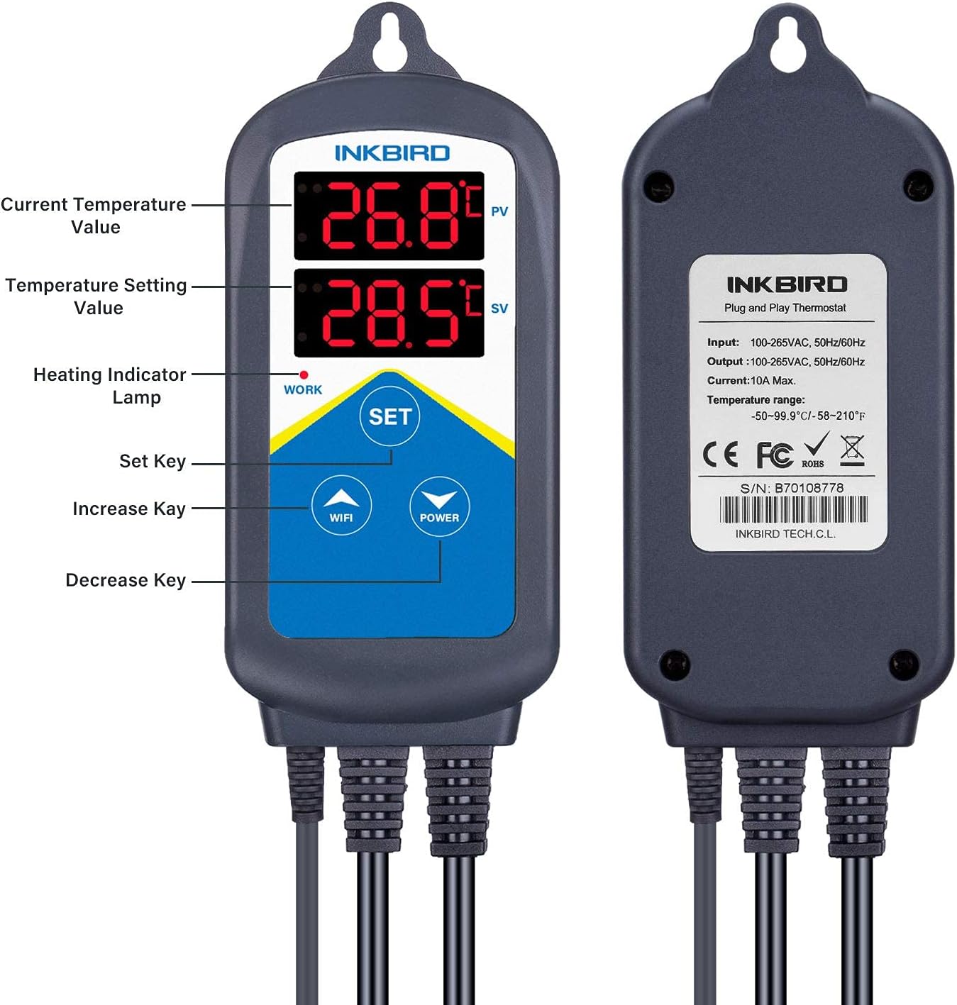 Unityj Uk Tools Inkbird Aquarium Heater Thermostat 1 345 Unityj Uk Tools Inkbird Aquarium Heater Thermostat 1 345