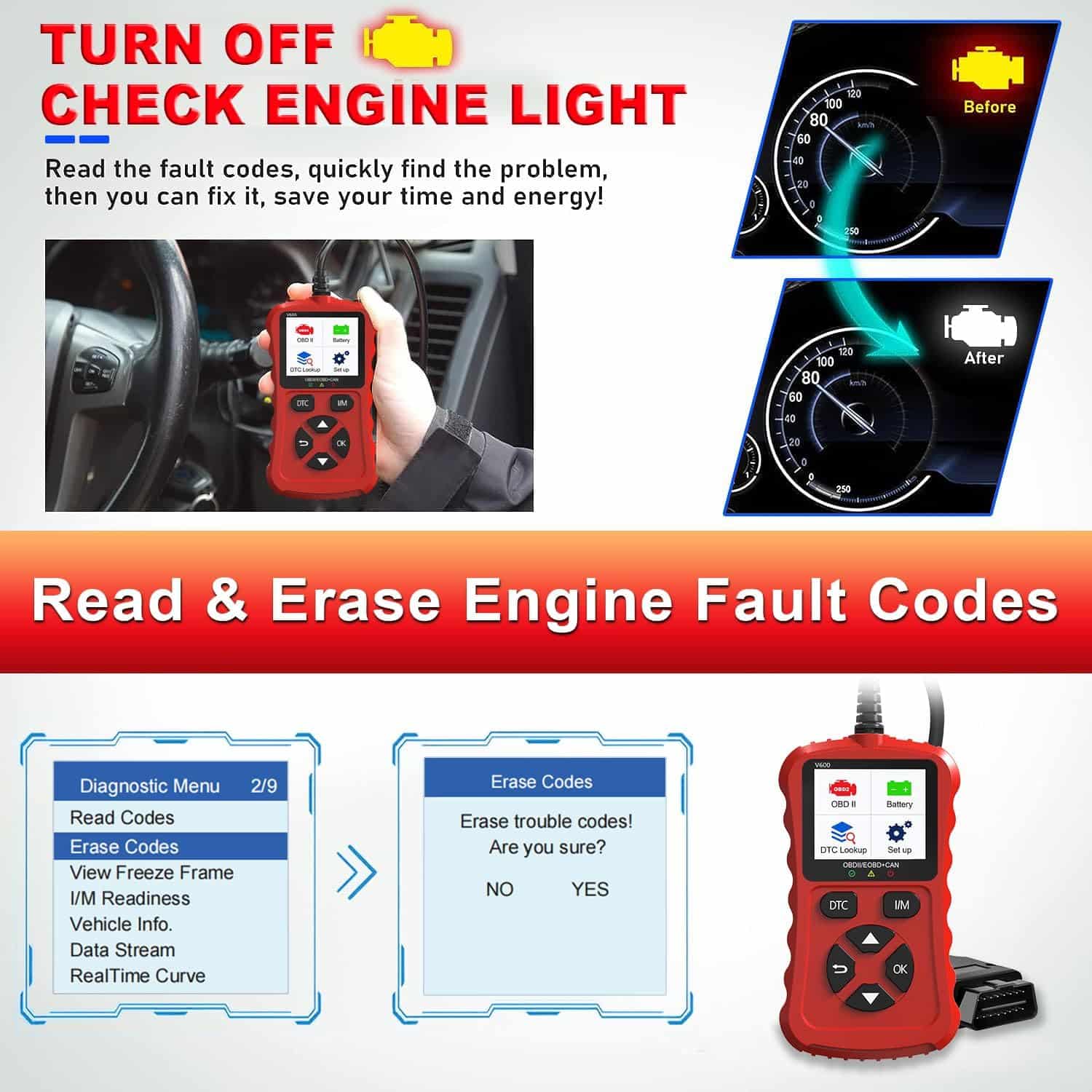 Unityj Uk Automotive Parts Accessories IKiKin OBD2 Scanner Car Diagnostic Tool 4 140 Unityj Uk Automotive Parts Accessories IKiKin OBD2 Scanner Car Diagnostic Tool 4 140