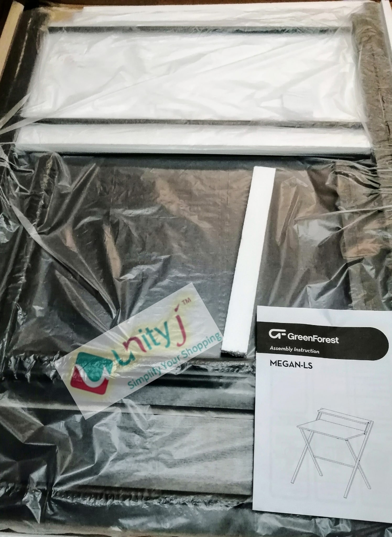 Unityj Uk Computers GreenForest Folding Desk, Black 2 1937 Unityj Uk Computers GreenForest Folding Desk, Black 2 1937