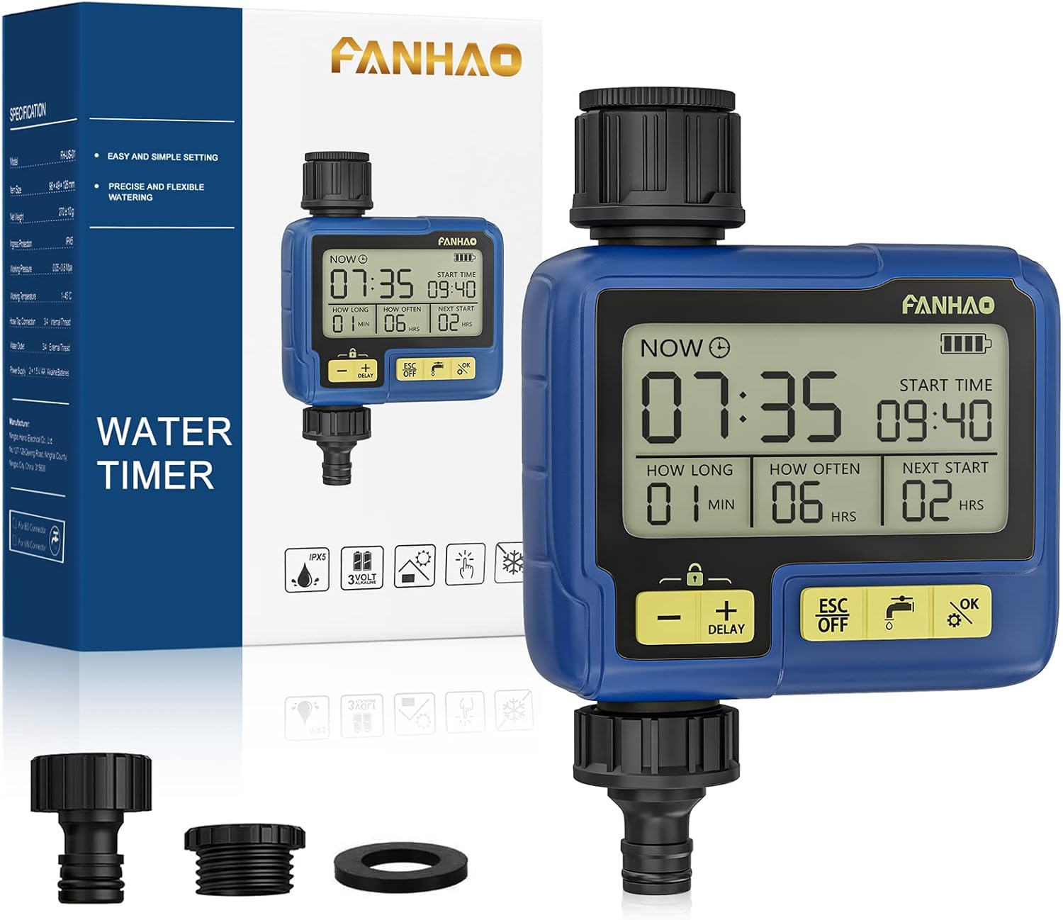 Unityj Uk Household FANHAO Automatic Garden Water Timer 681 Unityj Uk Household FANHAO Automatic Garden Water Timer 681