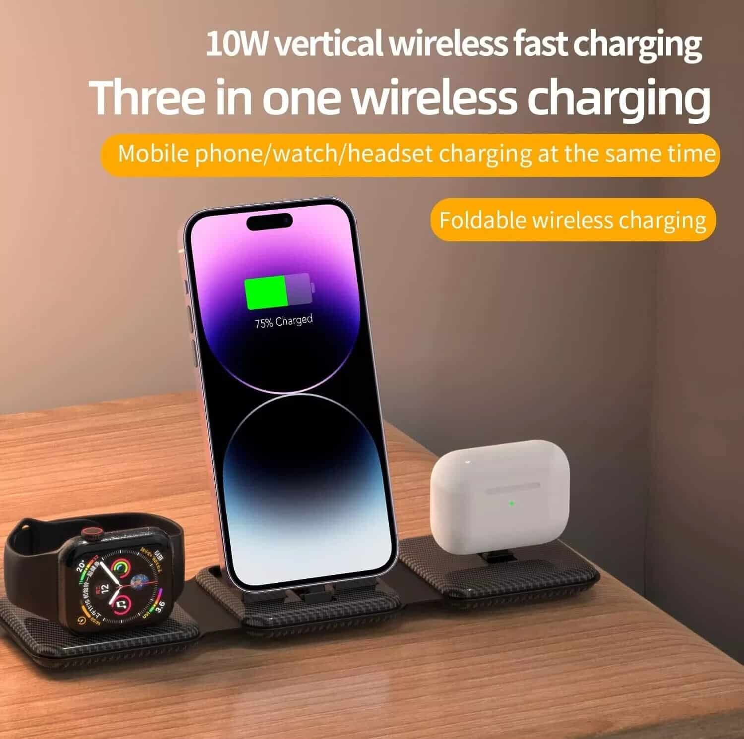 Unityj Uk Mobilephones MEQATS Foldable Travel Charger,3 In 1 2 209 Unityj Uk Mobilephones MEQATS Foldable Travel Charger,3 In 1 2 209