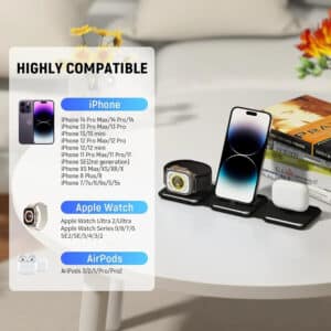 Unityj Uk Mobilephones MEQATS Foldable Travel Charger,3 In 1 3 210 Unityj Uk Mobilephones MEQATS Foldable Travel Charger,3 In 1 3 210