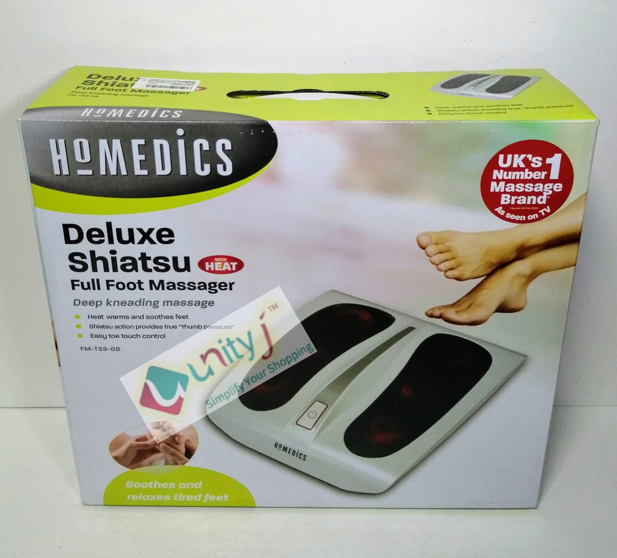 Unityj Uk Health HoMedics Deluxe Shiatsu Foot Massager 623 Unityj Uk Health HoMedics Deluxe Shiatsu Foot Massager 623