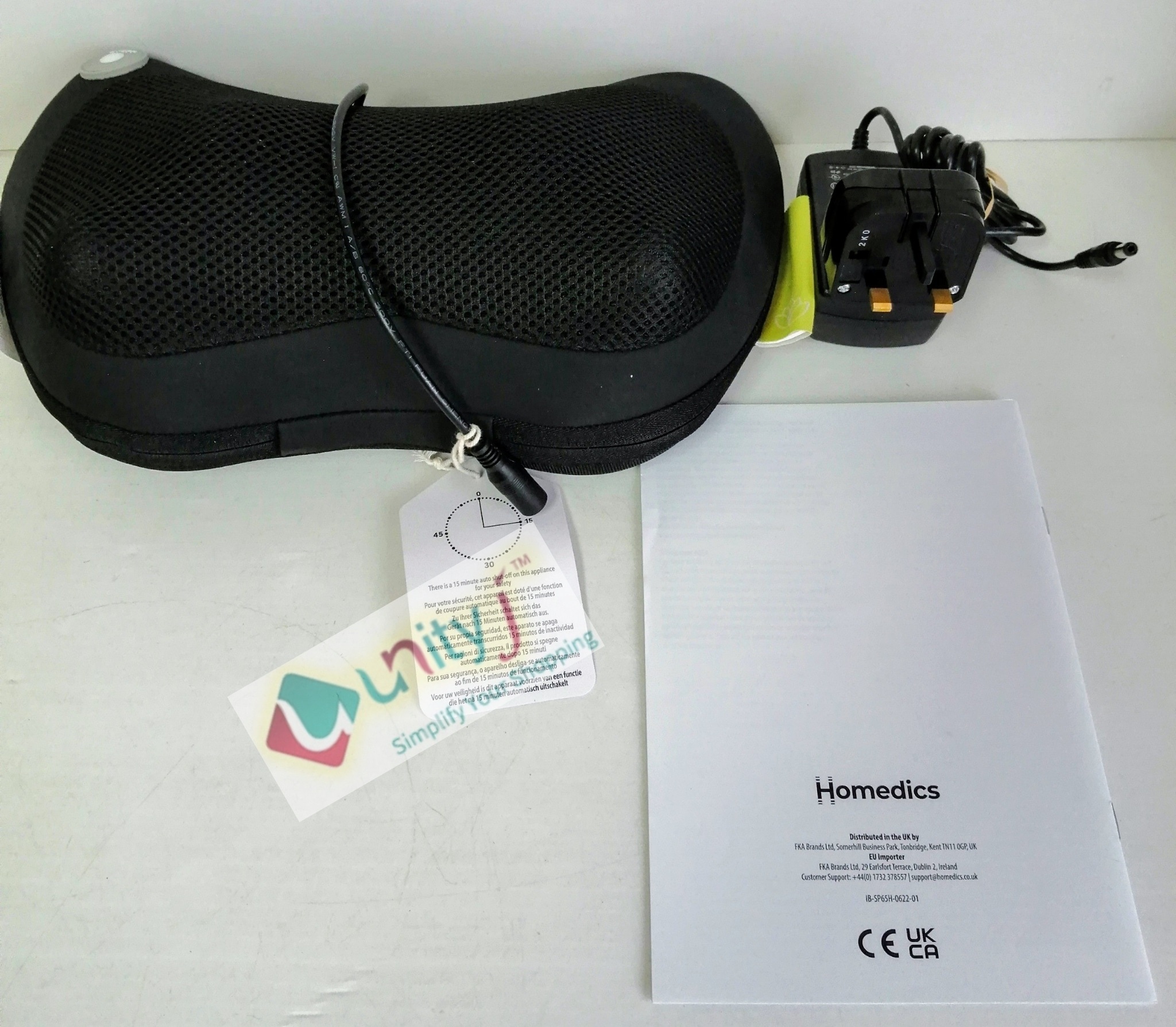 Unityj Uk Health HoMedics Shiatsu Massage Pillow With Deep Heat 2 619 Unityj Uk Health HoMedics Shiatsu Massage Pillow With Deep Heat 2 619