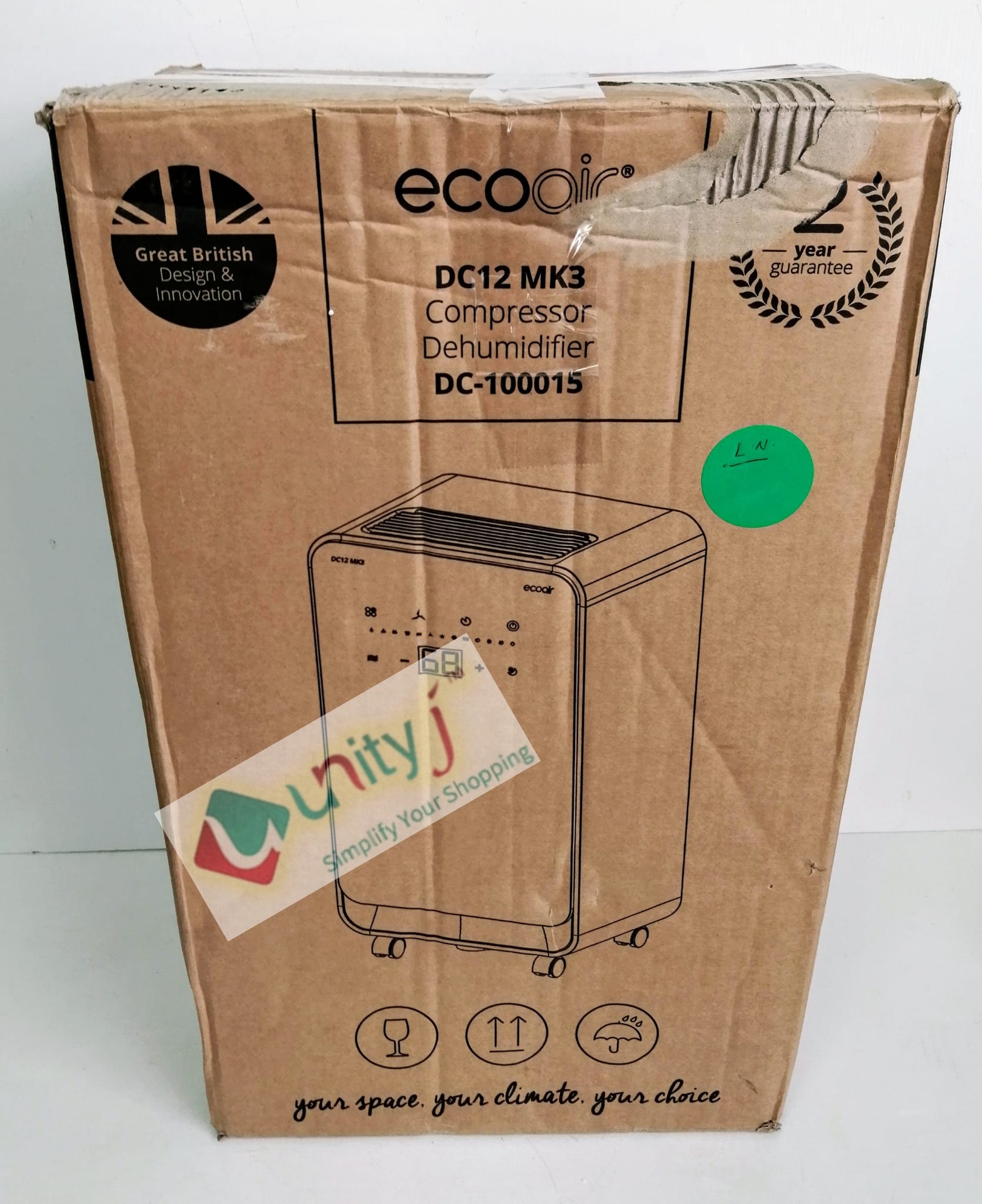 Unityj Uk Appliances EcoAir DC12 MK3 Dehumidifier 12LDay 2 864 Unityj Uk Appliances EcoAir DC12 MK3 Dehumidifier 12LDay 2 864