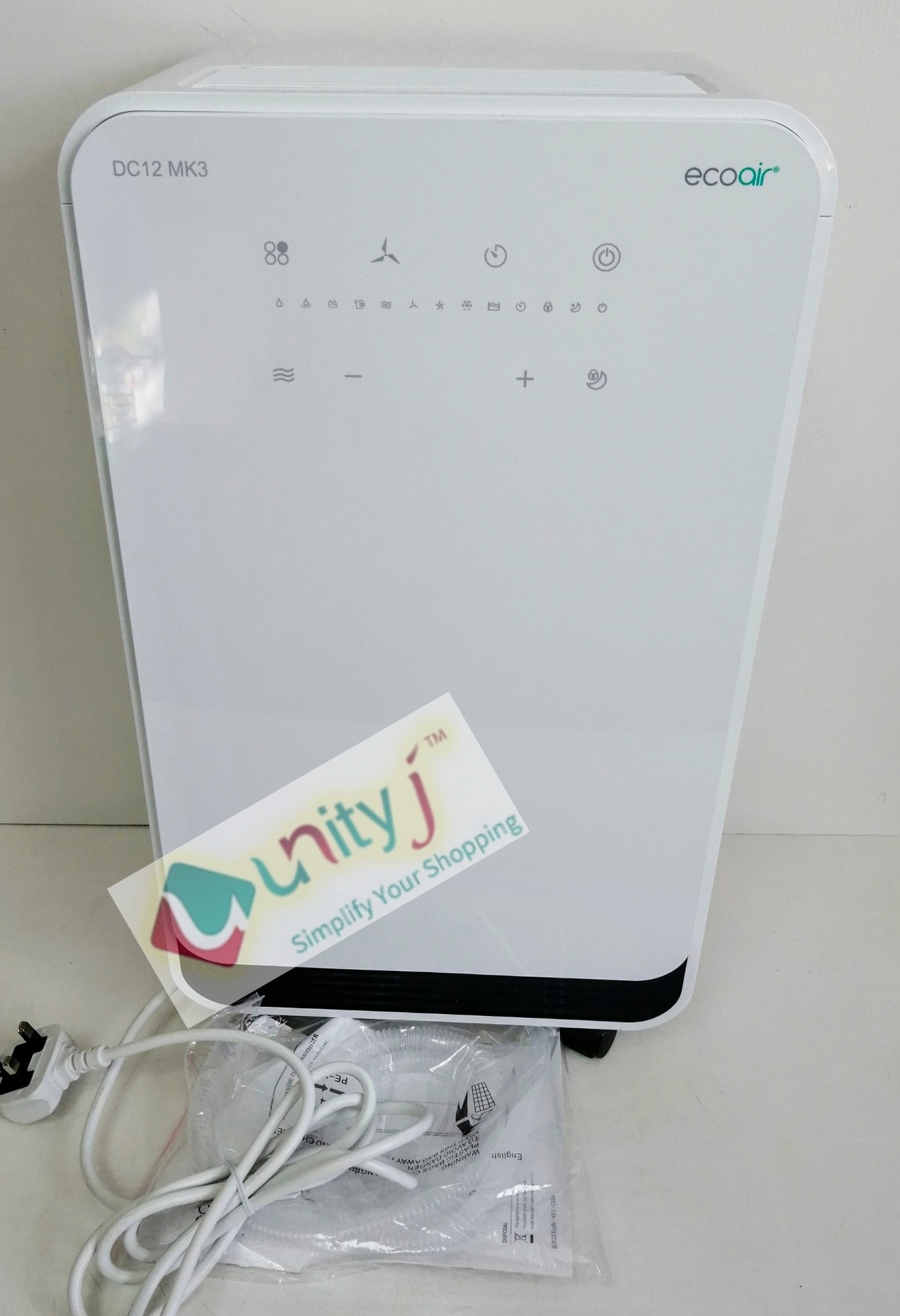 Unityj Uk Appliances EcoAir DC12 MK3 Dehumidifier 12LDay 862 Unityj Uk Appliances EcoAir DC12 MK3 Dehumidifier 12LDay 862