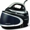 Morphy Richards Elite Steam Generator Iron 42221 Black – 160g Steam Boost, 4.5 Bar Pressure, Ceramic Soleplate, 1.7L Removable Tank, Easy-Clean Limescale System for Home Laundry Room Professional Garment Care Hotels Dry Cleaners Tailors