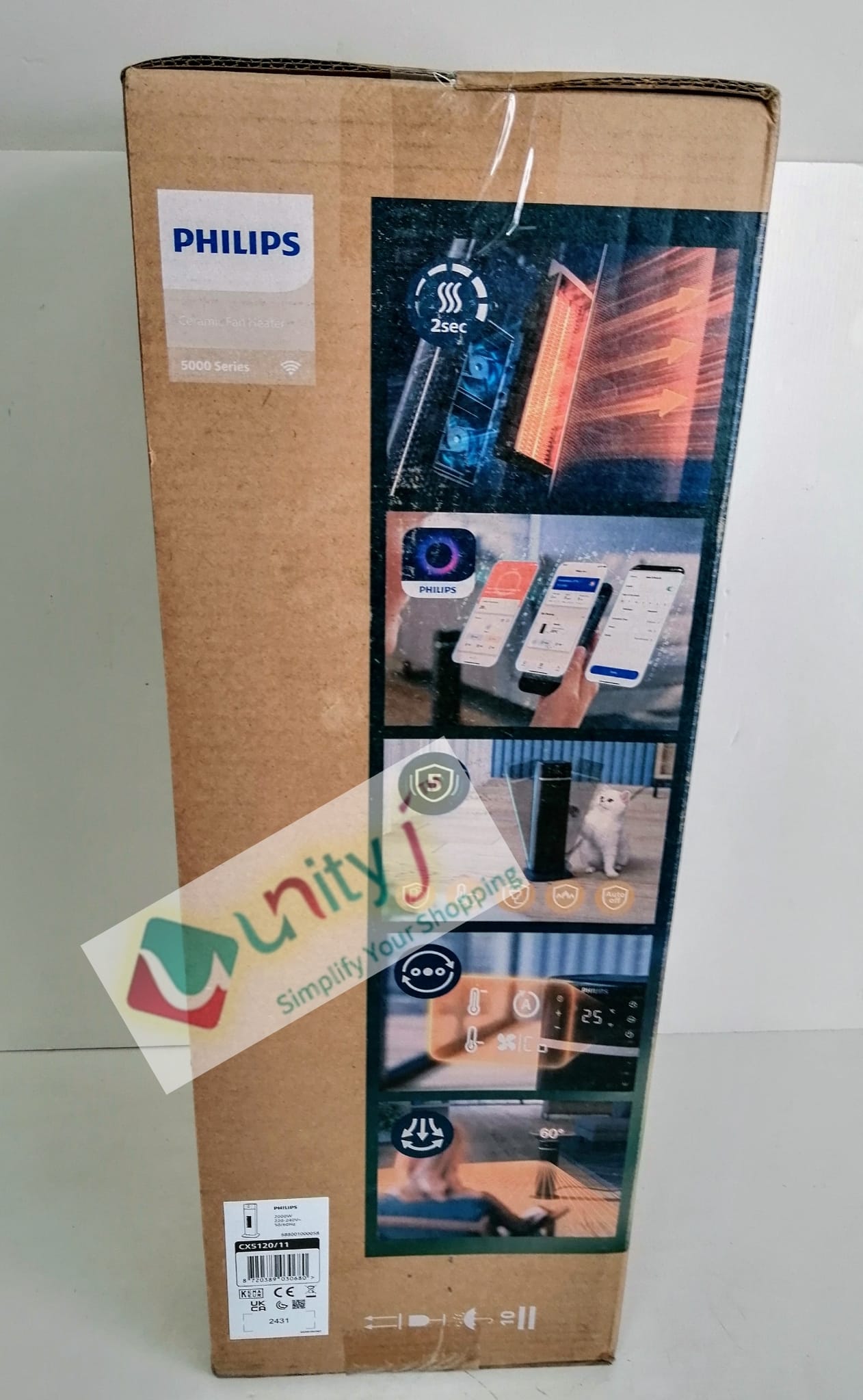 Unityj Uk Appliances PHILIPS Ceramic Fan Heater 5000 Series 1 839 Unityj Uk Appliances PHILIPS Ceramic Fan Heater 5000 Series 1 839