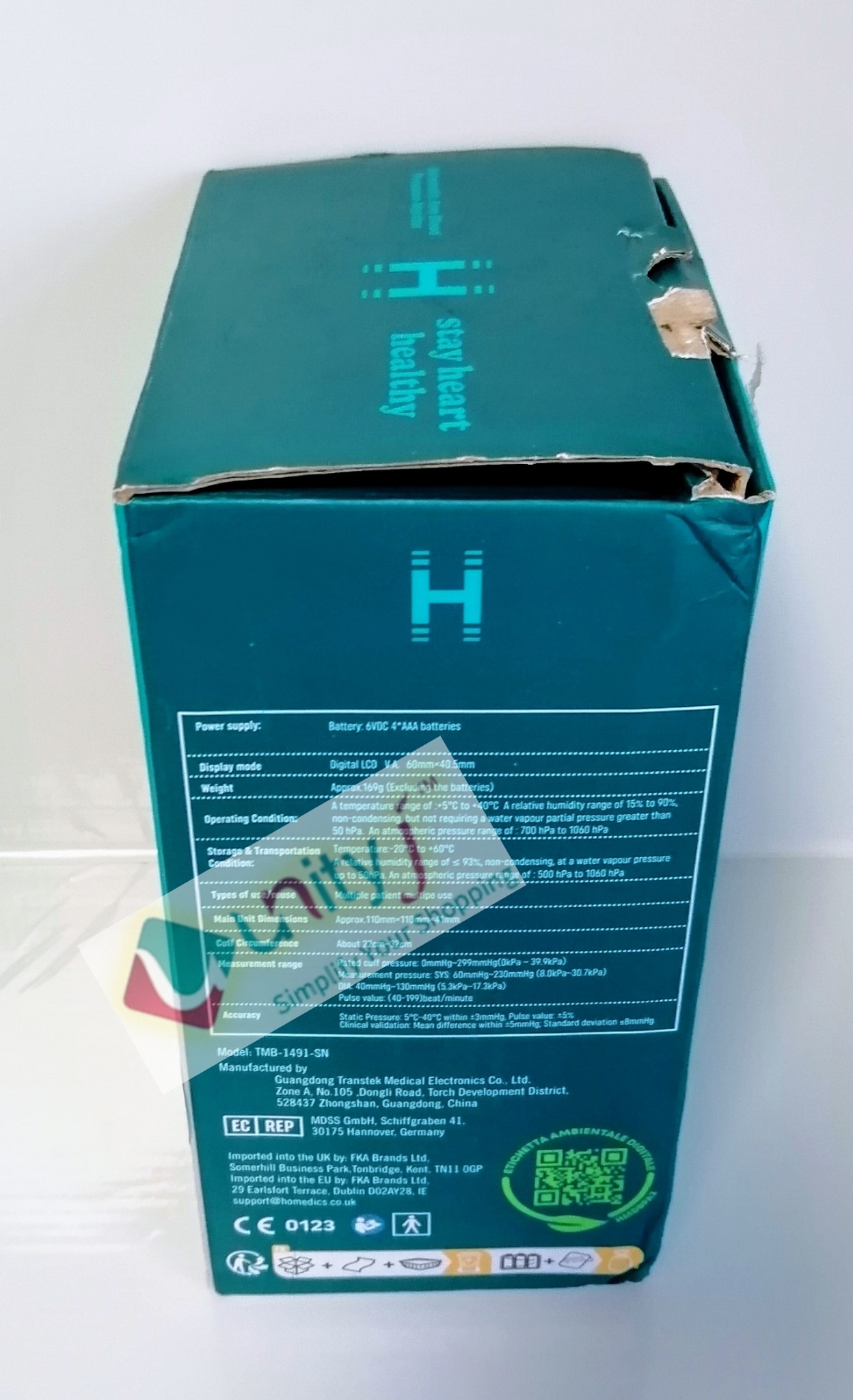 Unityj Uk Health Used Homedics Automatic Arm Blood Pressure Monitor 2 632 Unityj Uk Health Used Homedics Automatic Arm Blood Pressure Monitor 2 632