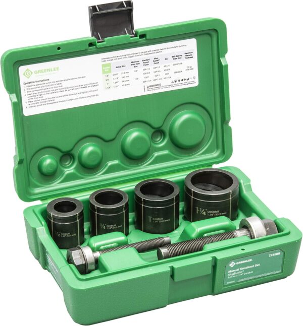 Unityj Uk Tools Greenlee Manual Knockout Set 1 366