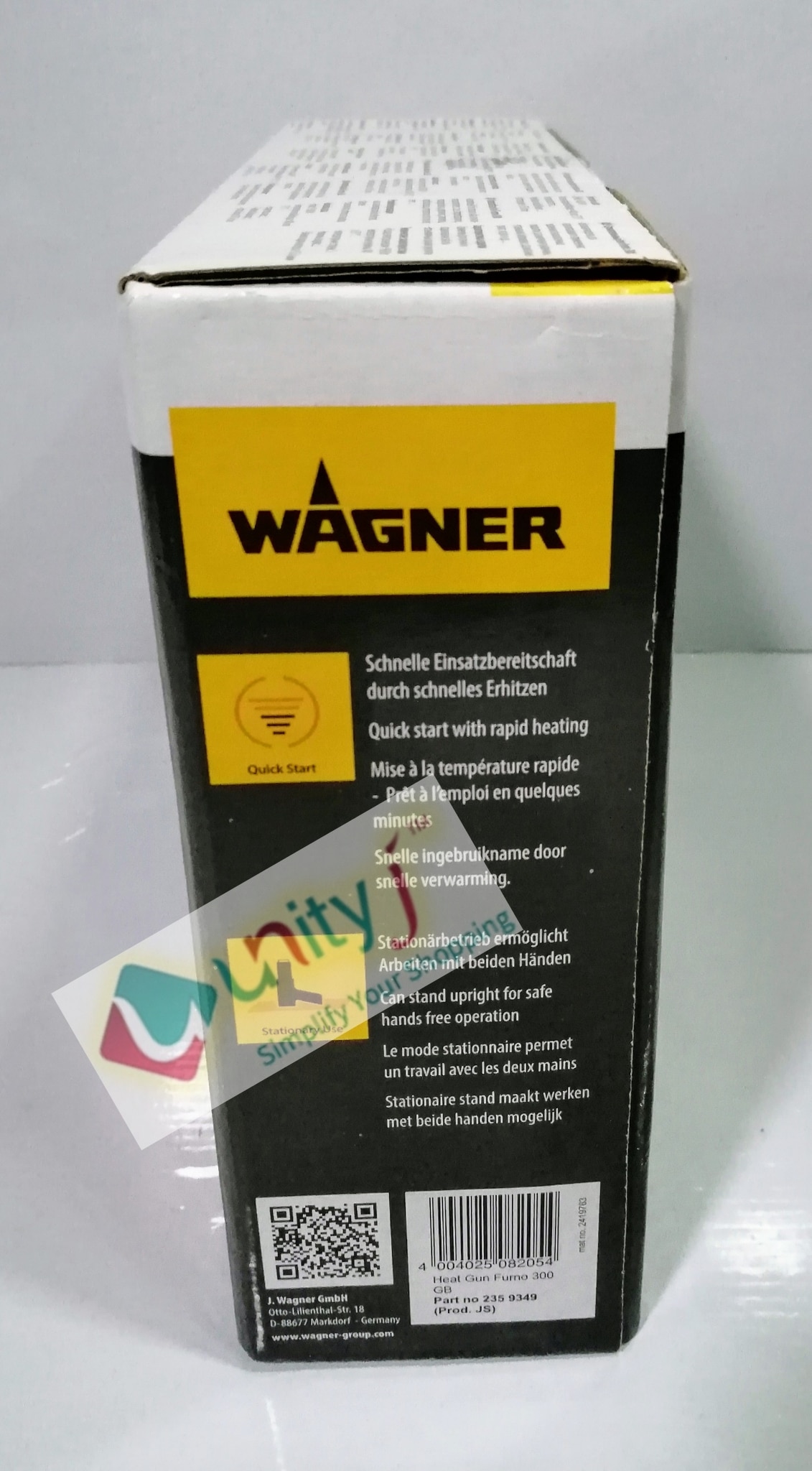 Unityj Uk Tools WAGNER Heat Gun FURNO 300 4 378 Unityj Uk Tools WAGNER Heat Gun FURNO 300 4 378
