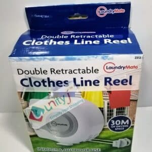 Unityj Uk Appliances LaundryMate Retractable Duo Reel Washing Line 2x15M 983