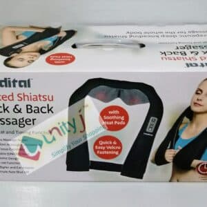 Unityj Uk Health MEDITAL Heated Shiatsu Neck And Back Massager 659