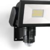 Steinel Motion Sensor Spot Light LS 300 S Black – 29.5W LED Floodlight, 2962lm, 240° Infrared Detection, 12m Range, 4000K Neutral White, Swivelling Aluminium Head, 50,000h LED Life, Outdoor Security Light for Driveways, Gardens, Entrances, Commercial Properties