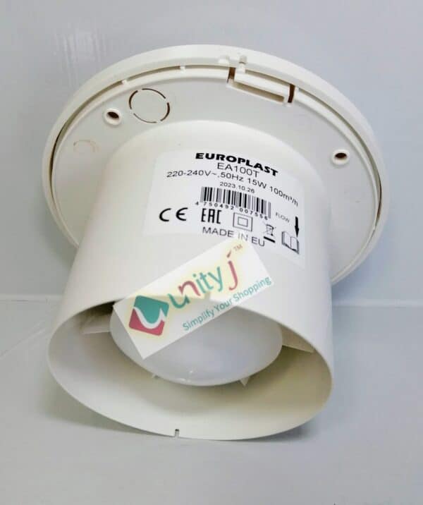 Unityj Uk Appliances EUROPLAST Ø 100mm Bathroom Extractor Fan 2 1023