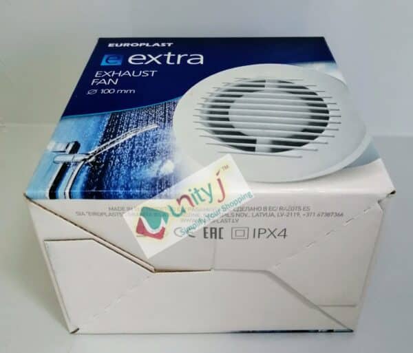 Unityj Uk Appliances EUROPLAST Ø 100mm Bathroom Extractor Fan 5 1026