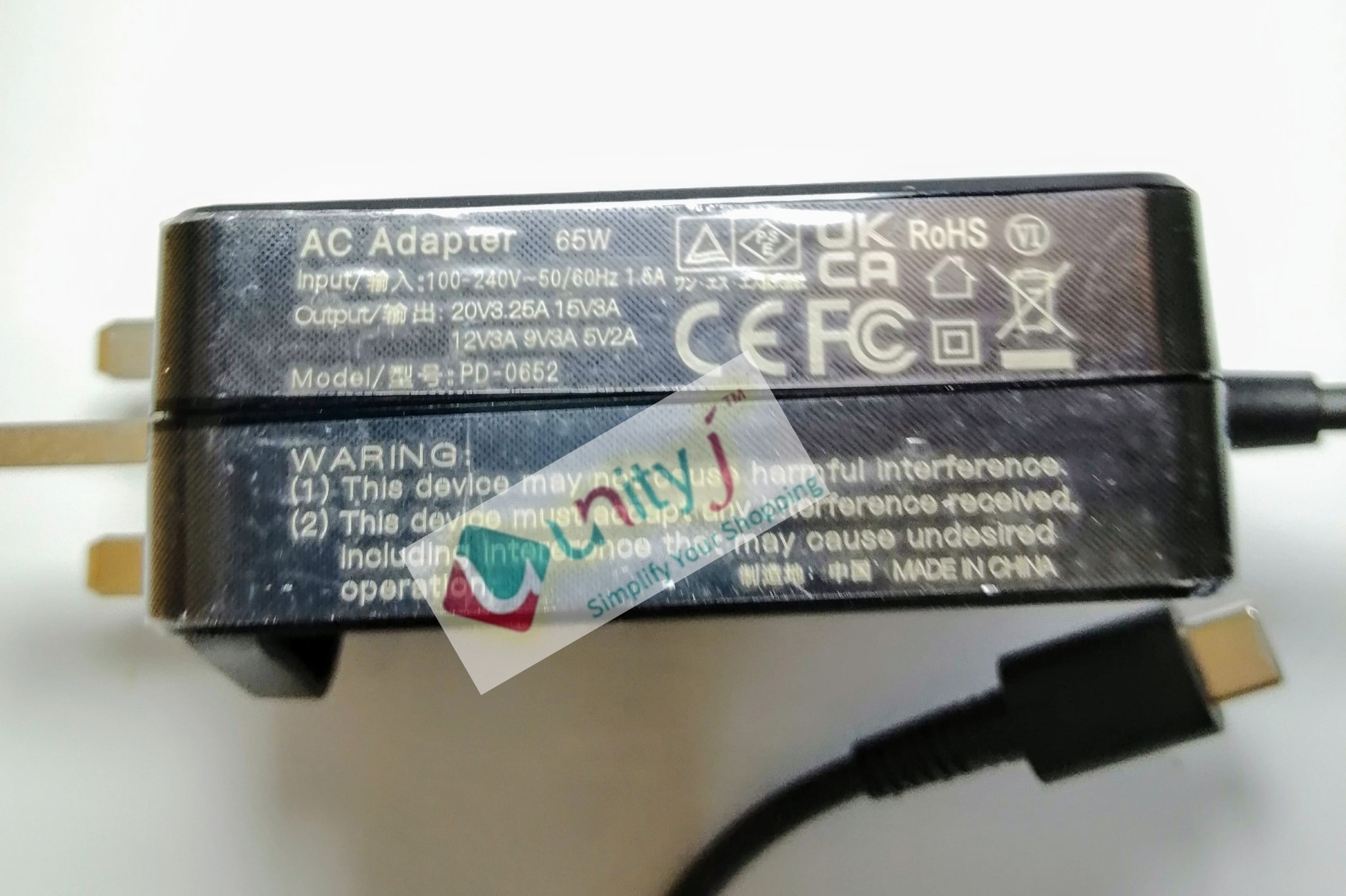 Unityj Uk Computers Chromebook Charger Type C, CYD 65w 2 2225 Unityj Uk Computers Chromebook Charger Type C, CYD 65w 2 2225