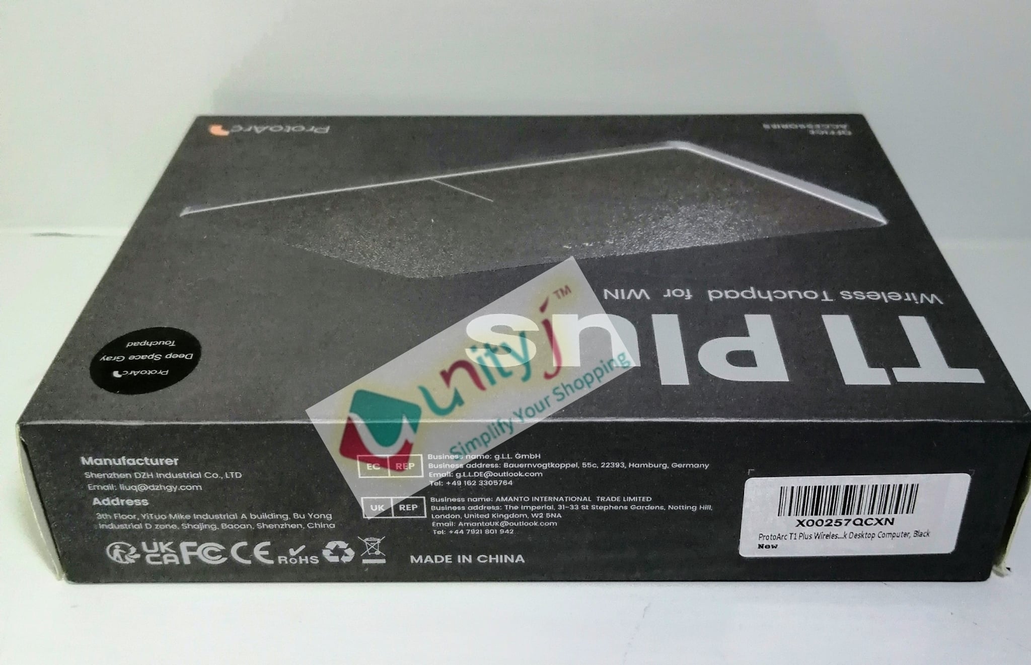 Unityj Uk Computers ProtoArc T1 Plus Wireless Trackpad 2 2236 Unityj Uk Computers ProtoArc T1 Plus Wireless Trackpad 2 2236