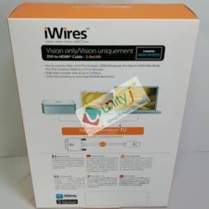 Unityj Uk Computers IWires HDMI To DVI D Dual Link Premium Cable 2M Black 2 2257