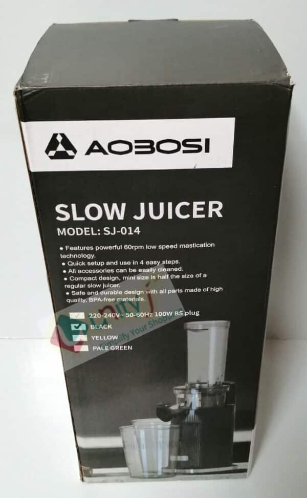 Unityj Uk Kitchen Appliances Aobosi Compact Cold Press Juicer 2245