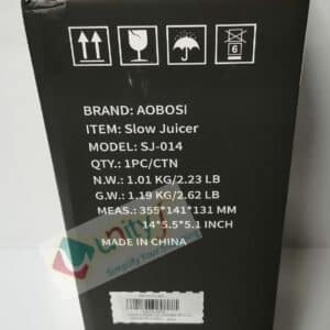 Unityj Uk Kitchen Appliances Aobosi Compact Cold Press Juicer 4 2248