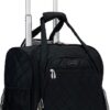Rockland Carry On Luggage Melrose 16″ Wheeled Underseat Bag – Lightweight Travel Case for Airplane Cabin, Fits Under Seat, Ideal for Business & Weekend Trips