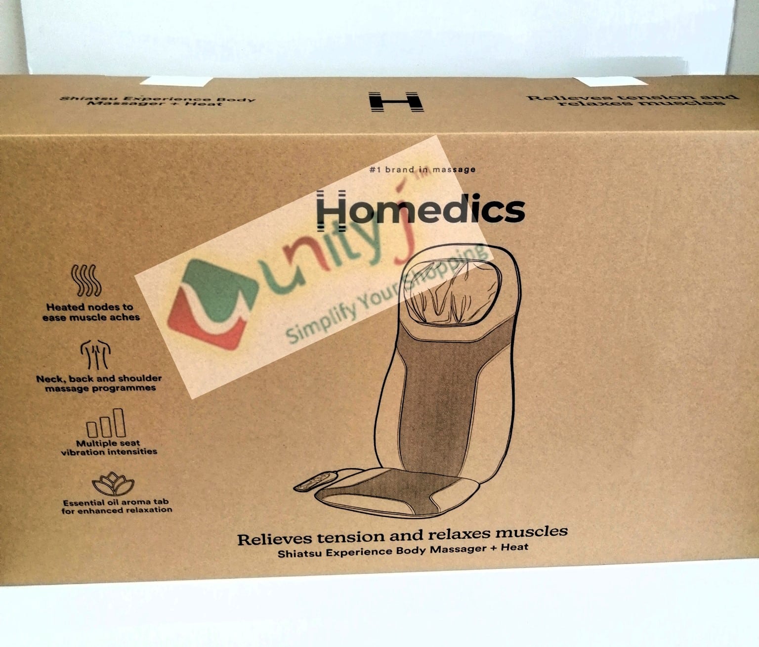 Unityj Uk Health HoMedics Shiatsu Massage Chair With Deep Heat 718 Unityj Uk Health HoMedics Shiatsu Massage Chair With Deep Heat 718