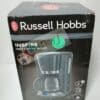 Russell Hobbs Filter Coffee Machine, 1.25L Glass Jug, Digital Coffee Maker with Programmable Timer, Shower Head for Rich Aroma, 10 Cups, 1100W, Warming Plate for Home & Office Use – Inspire Grey 24393‑56