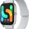 Xiaomi Haylou Smart Watch – 1.78″ AMOLED Fitness Tracker, IP68 Waterproof, SpO₂, 105 Sport Modes, Heart Rate & Sleep Monitor, Unisex Adults, Magnetic Strap, 10-Day Battery, LS11 RS4 Plus Silver