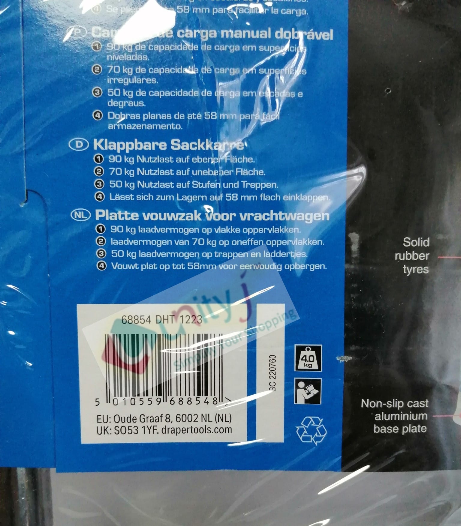 Unityj Uk Tools Draper 68854 Hand Truck 2 393 Unityj Uk Tools Draper 68854 Hand Truck 2 393